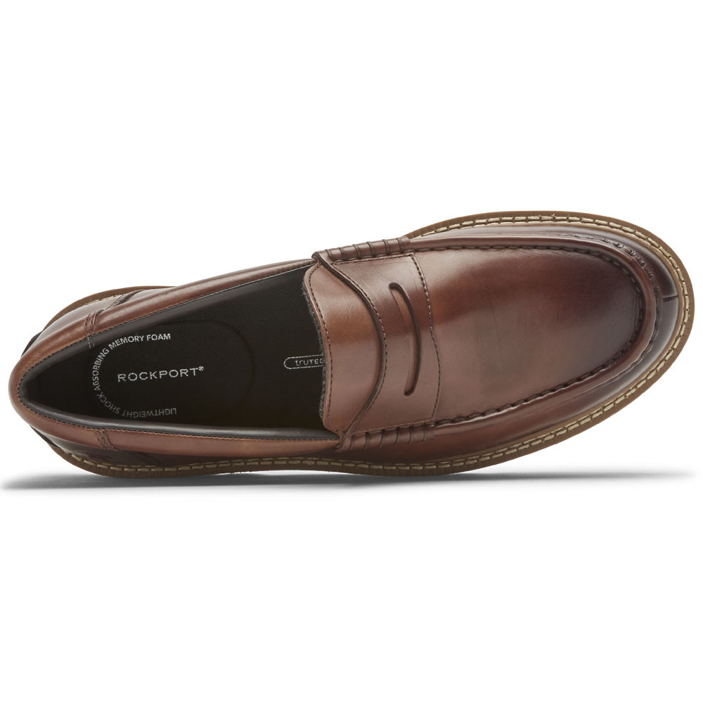 Rockport Slip-Ons Herre Brune - Peirson Penny Keeper - HBVS35170